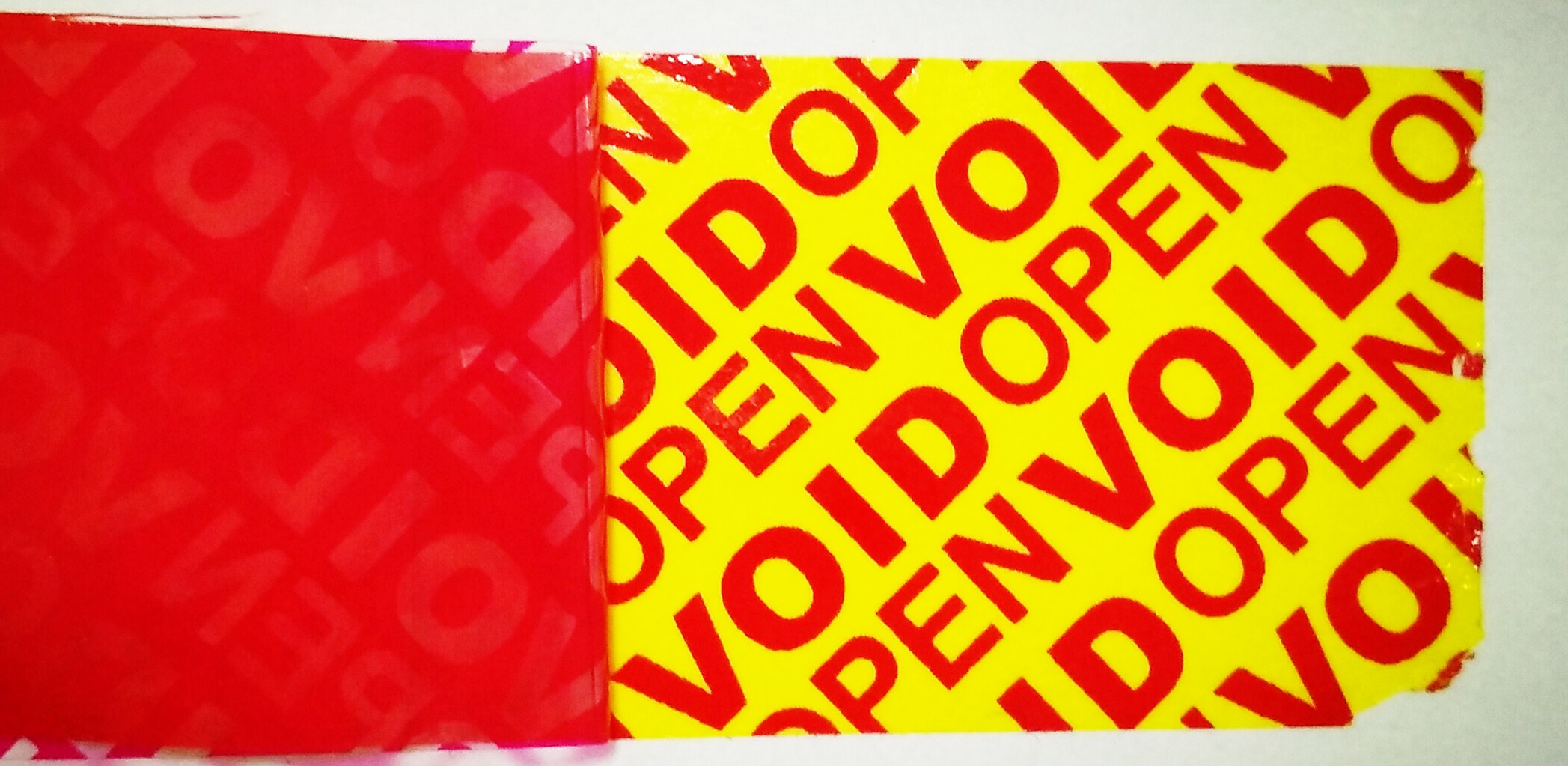 红色全转移VOID 防伪标签 红色全转移VOID 防伪标签