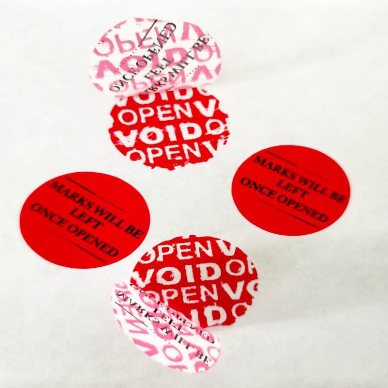 红色VOID 防伪标签 红色VOID 防伪标签